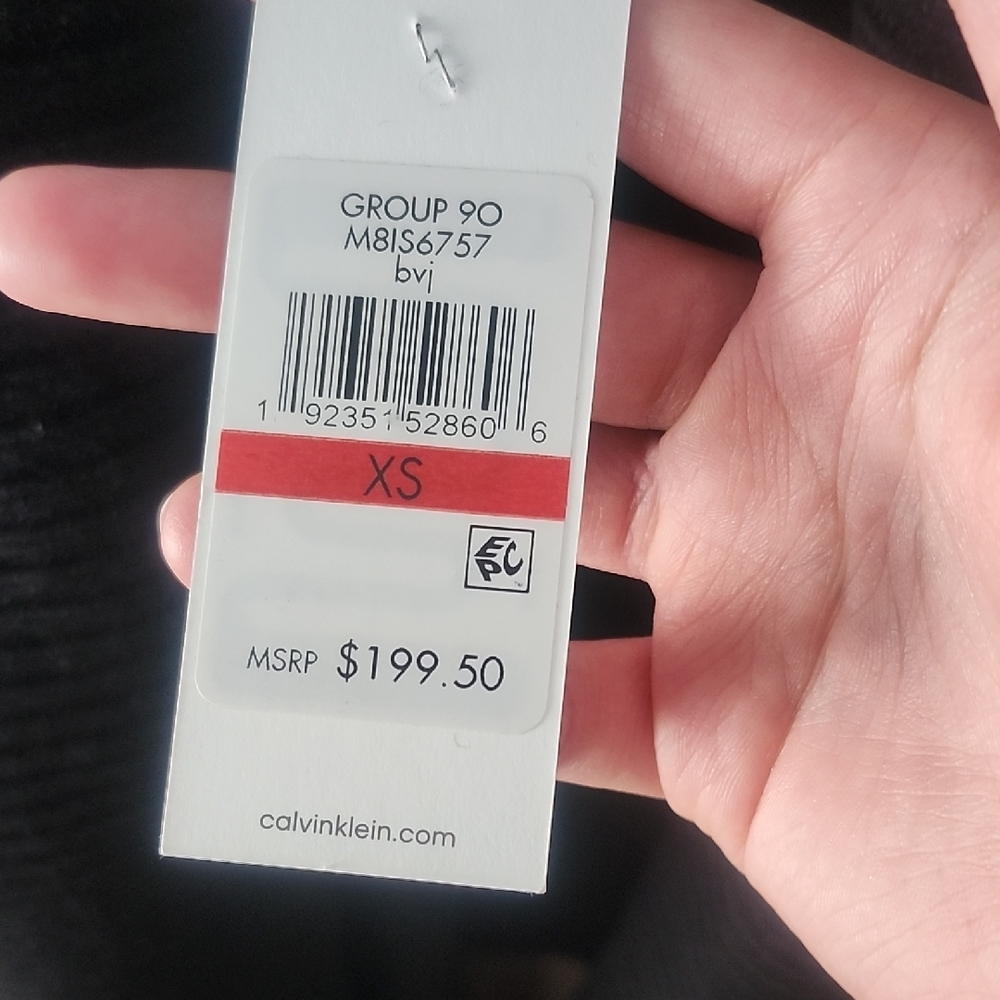 Calvin Klein Women's Black and Tan Cardigan - Picture 3 of 5